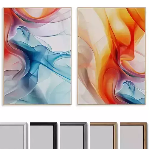 Abstract Painting Frame set