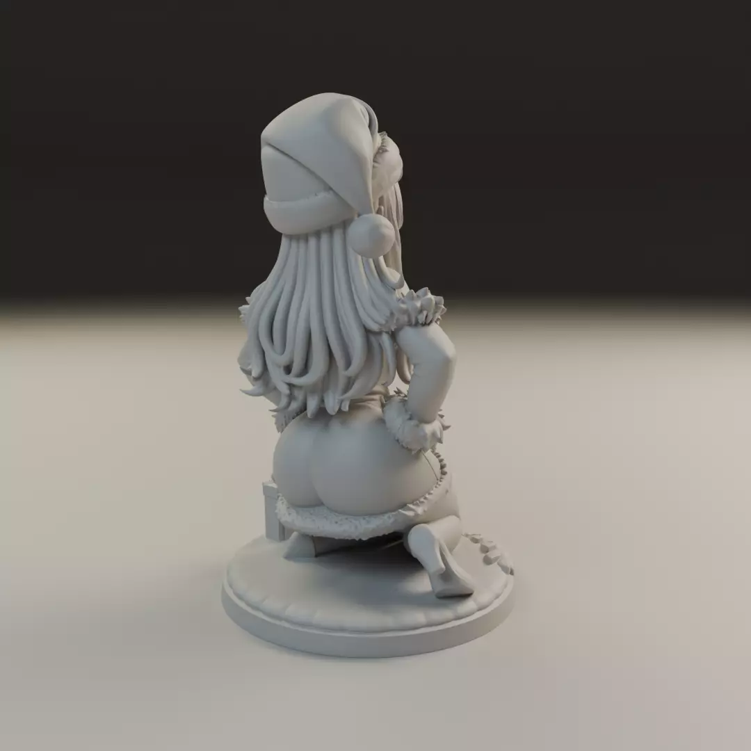 mama claus anime 3D print model_14