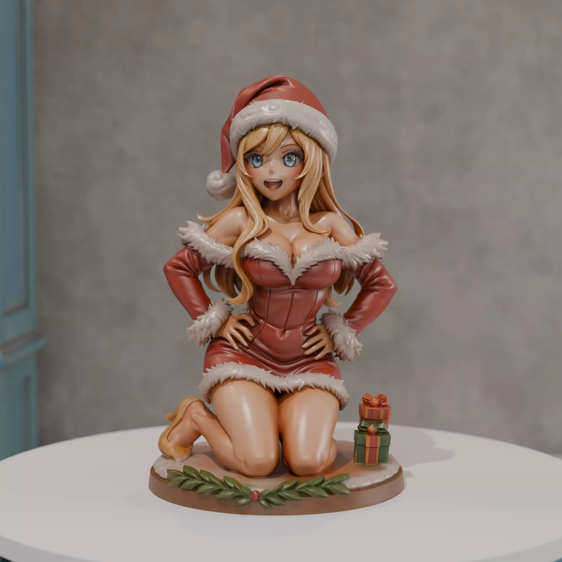 mama claus anime 3D print model_0