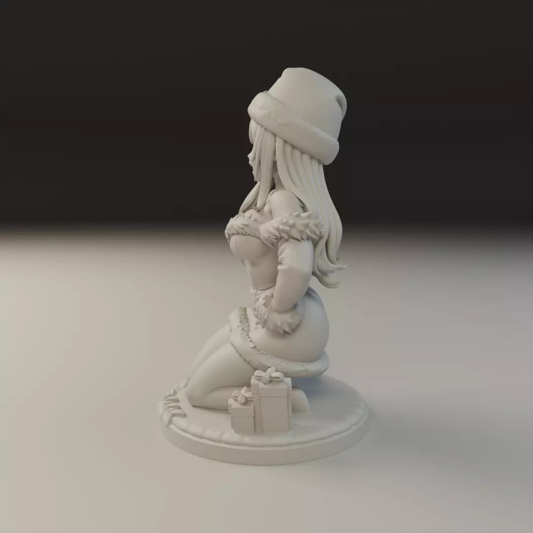 mama claus anime 3D print model_4