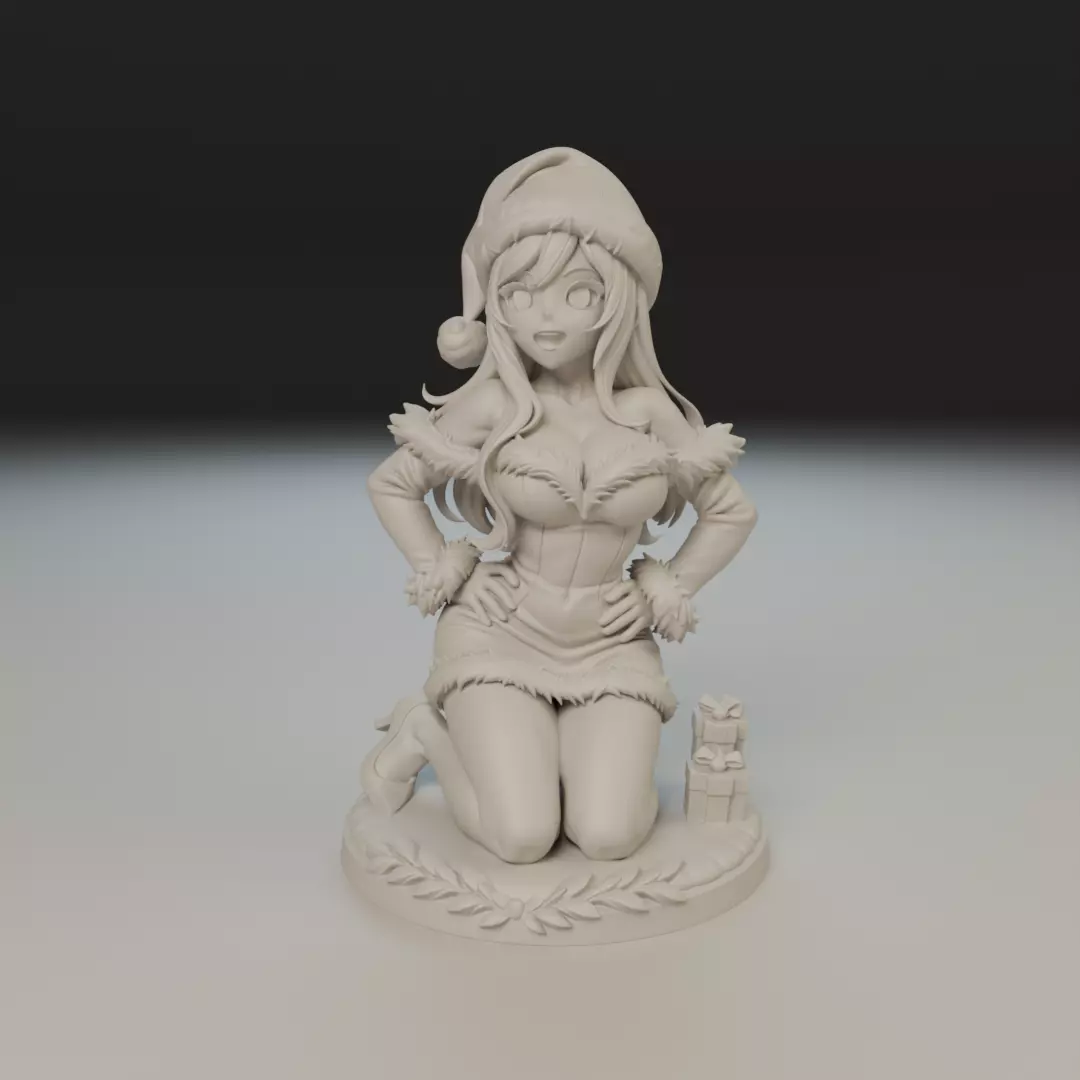 mama claus anime 3D print model_16