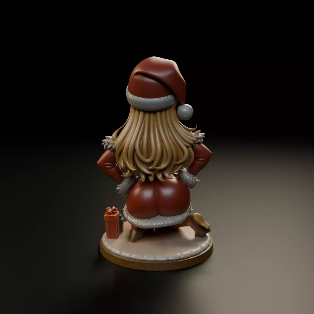 mama claus anime 3D print model_5