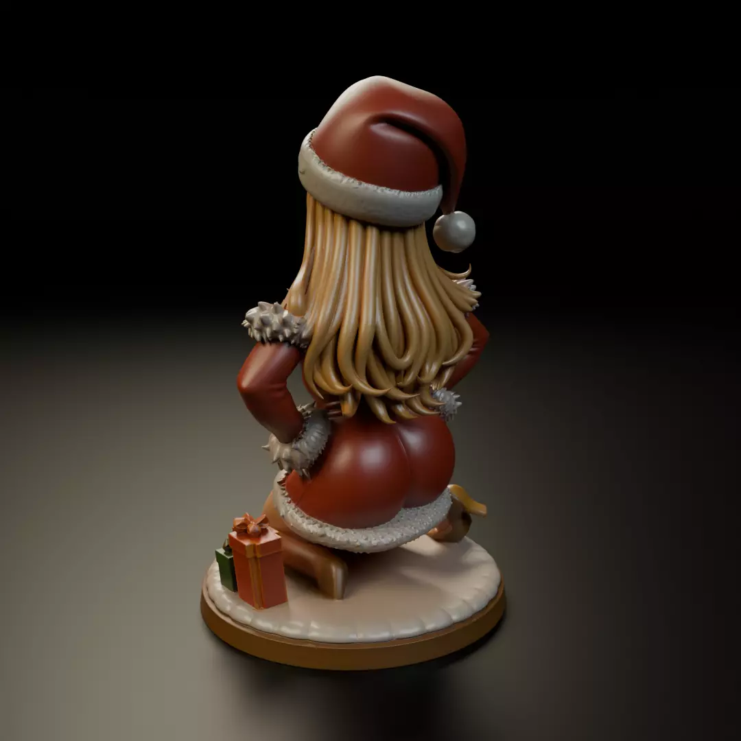 mama claus anime 3D print model_7