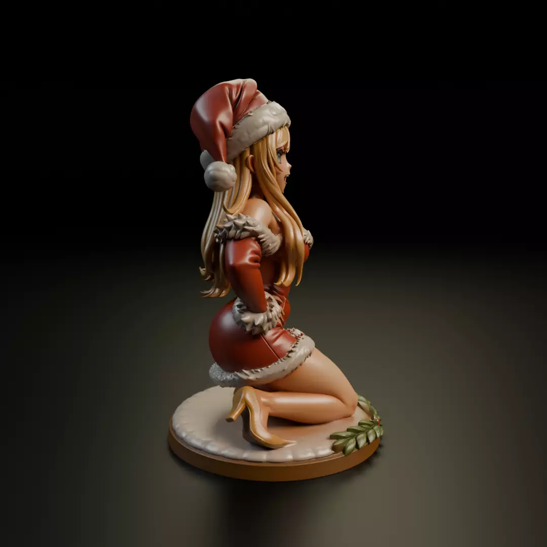 mama claus anime 3D print model_1