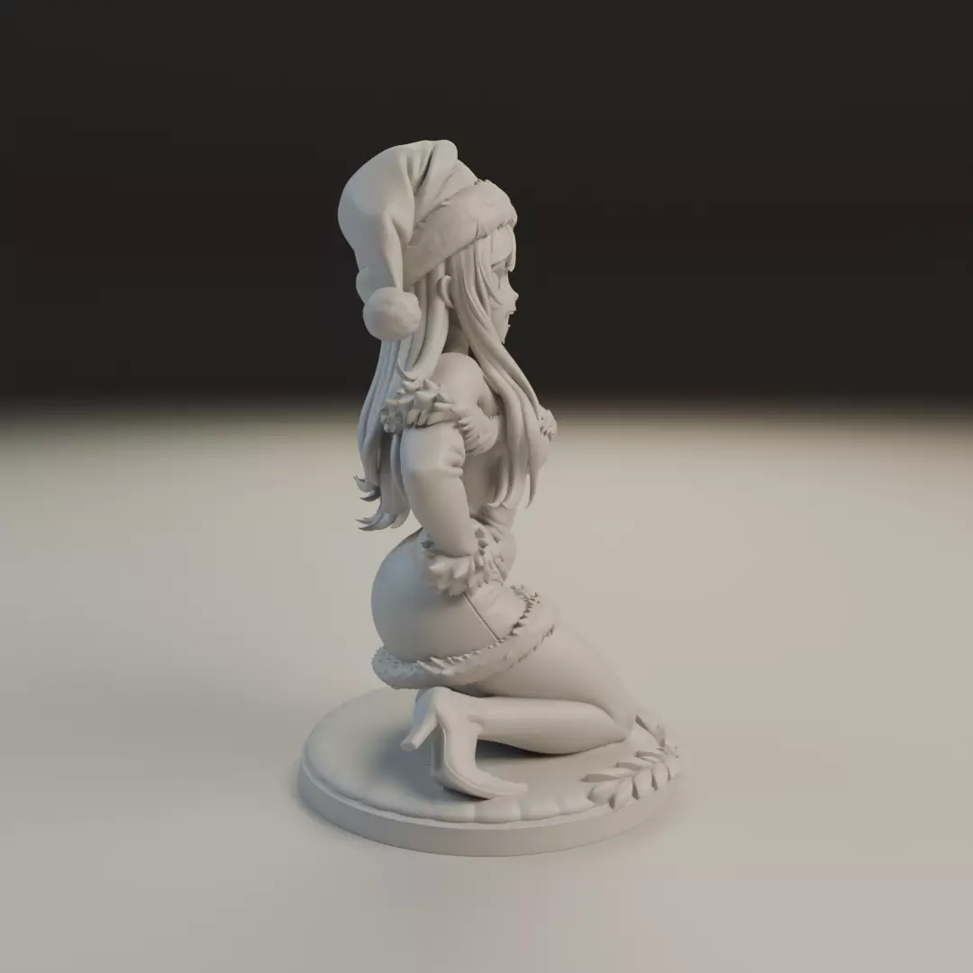 mama claus anime 3D print model_2