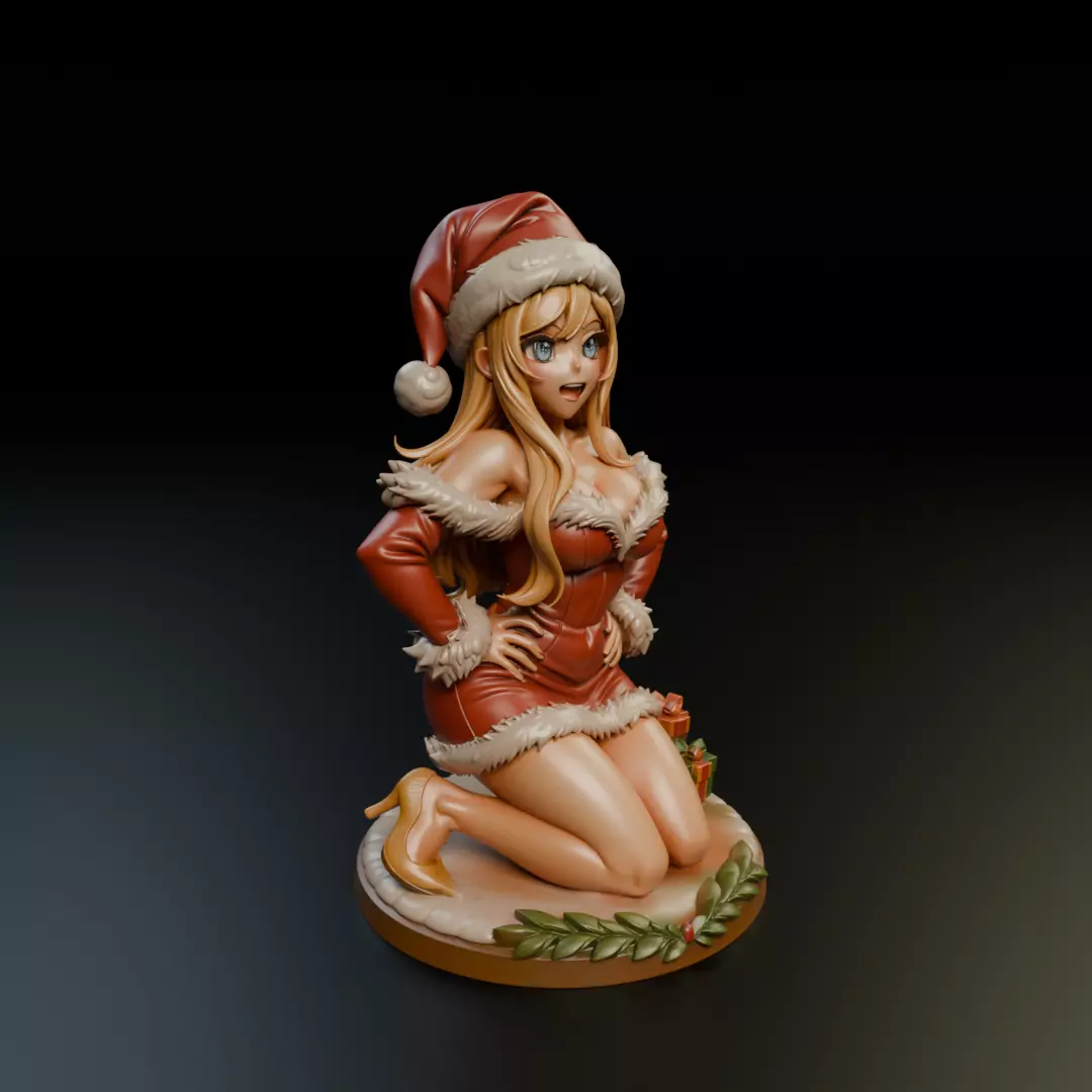 mama claus anime 3D print model_11