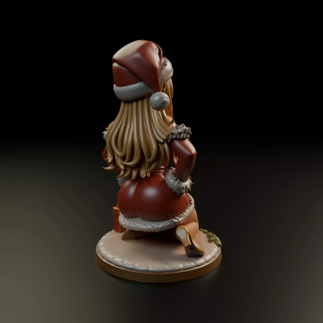 mama claus anime 3D print model_13