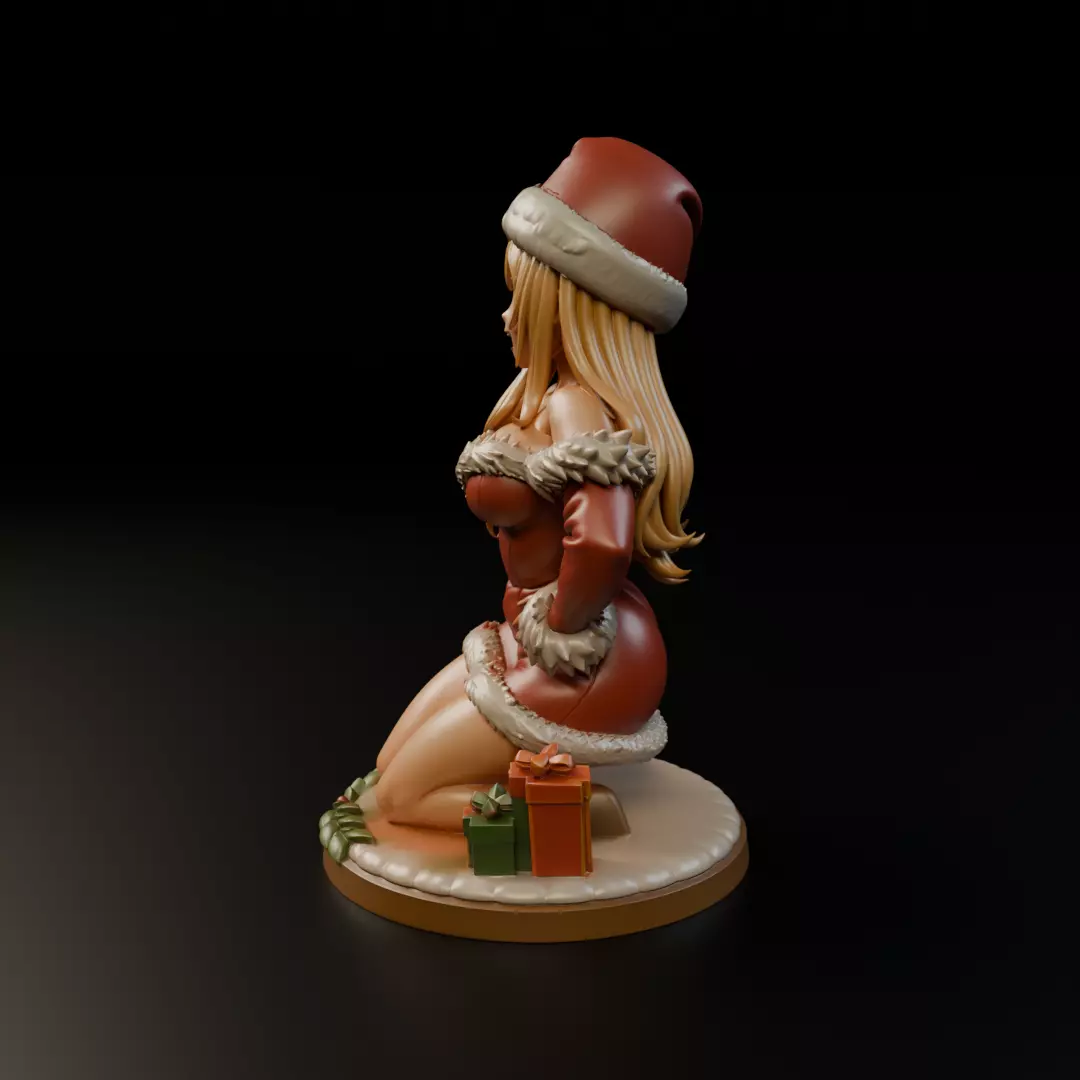 mama claus anime 3D print model_3