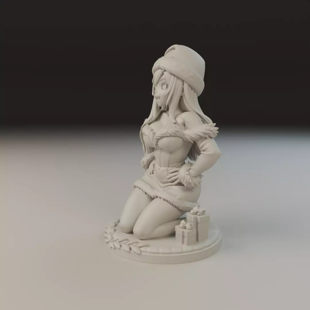 mama claus anime 3D print model_10