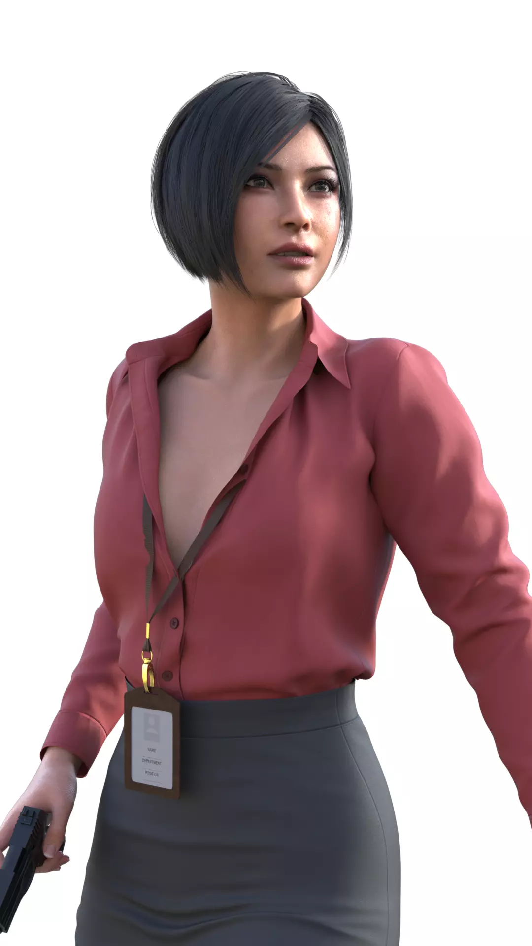 Ada Wong The Lethal Shadow of Mystery 3D print model_0