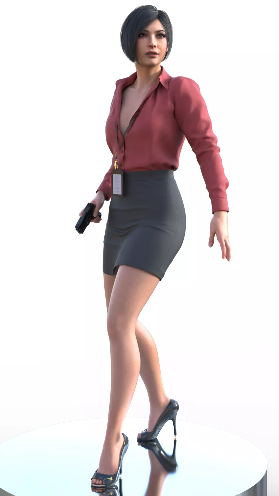 Ada Wong The Lethal Shadow of Mystery 3D print model_1