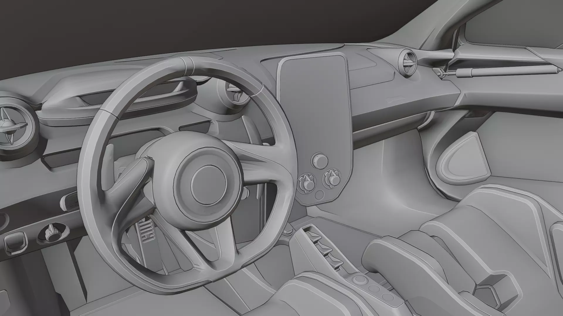 Mclaren Senna 3D print model_6