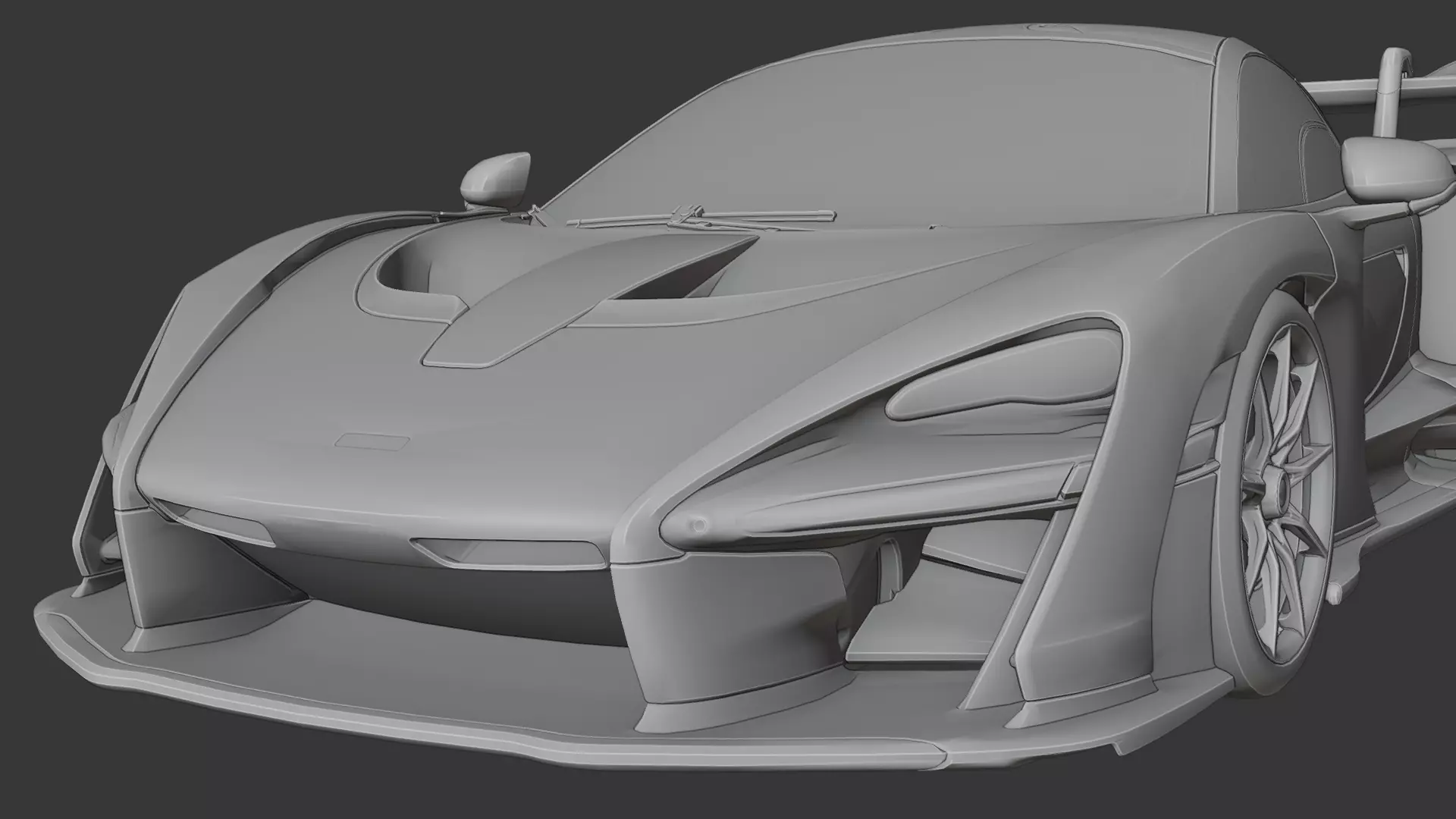 Mclaren Senna 3D print model_13