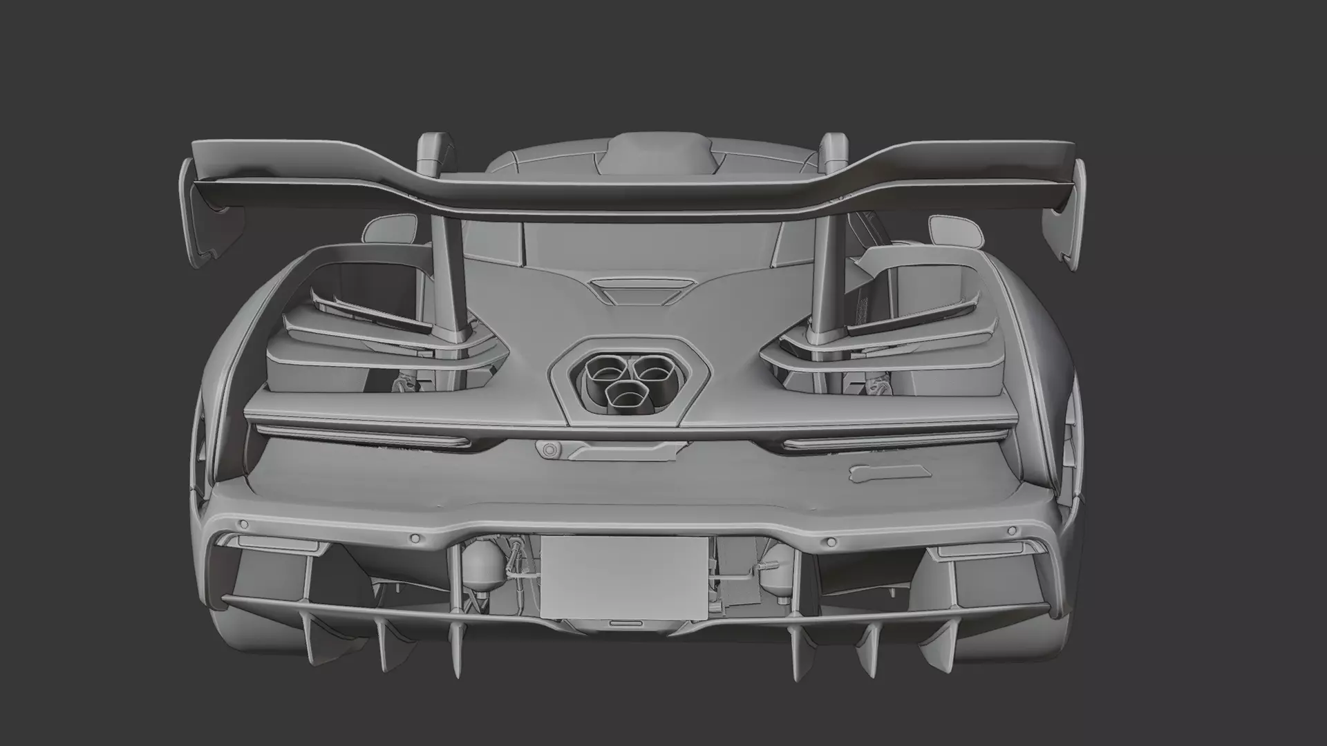 Mclaren Senna 3D print model_7