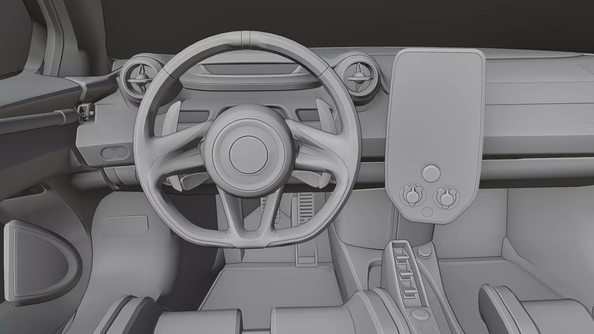 Mclaren Senna 3D print model_2