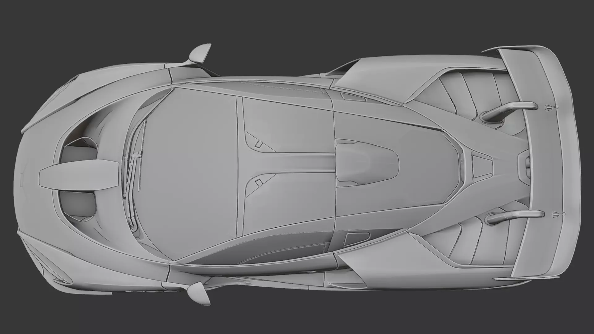 Mclaren Senna 3D print model_4