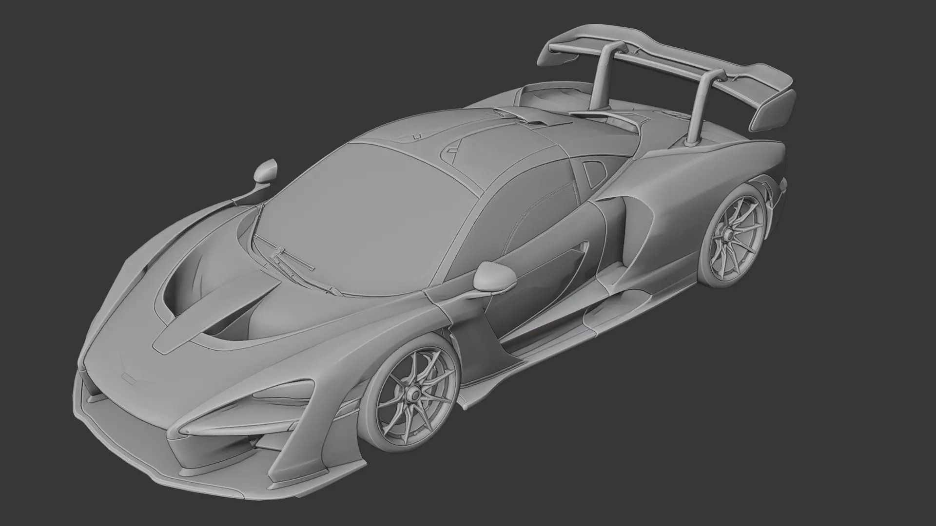 Mclaren Senna 3D print model_0