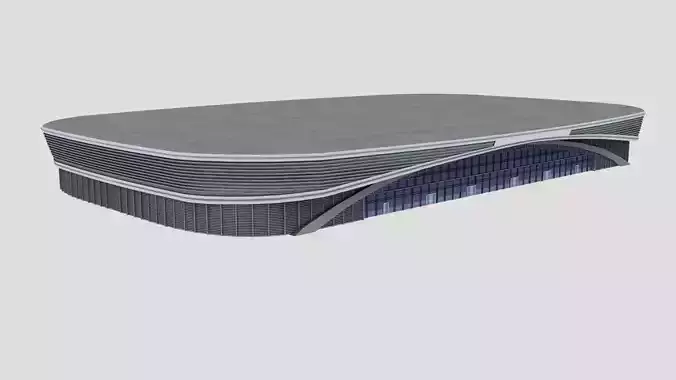 Stadium Adler-arena Low-poly 3D model