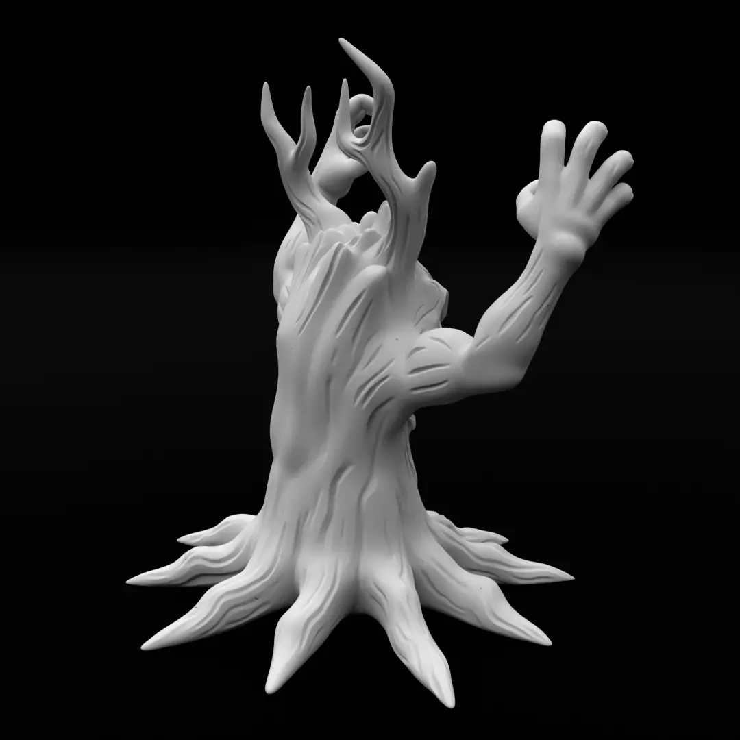 Halloween Tree Monster - 3D Print Model 3D print model_4