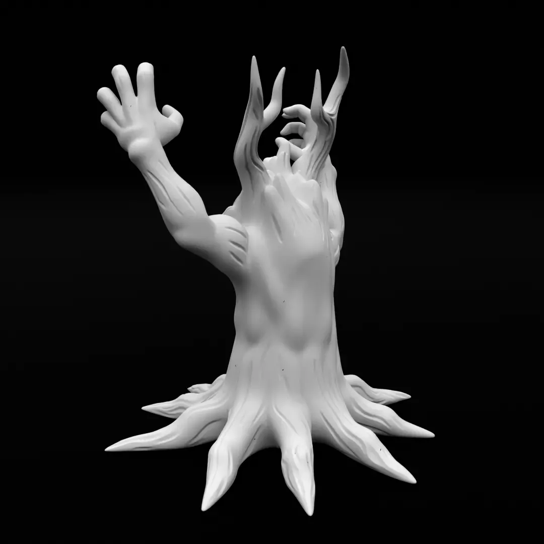 Halloween Tree Monster - 3D Print Model 3D print model_3