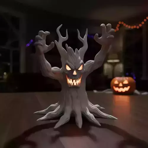 Halloween Tree Monster - 3D Print Model 3D print model