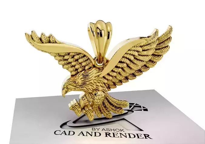 EAGLE-1 PENDANT 3D print model