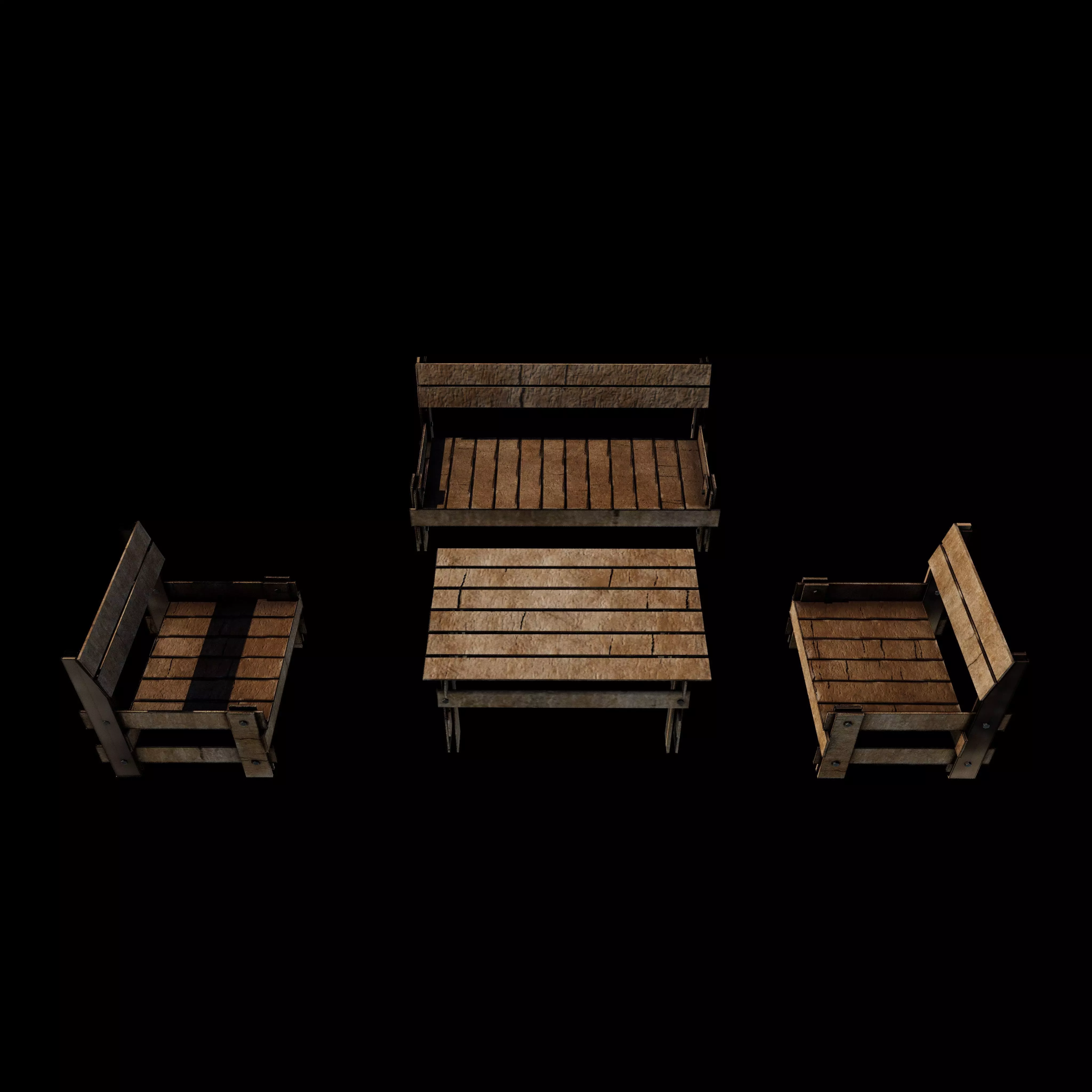 Garden Furniture 3D model_3