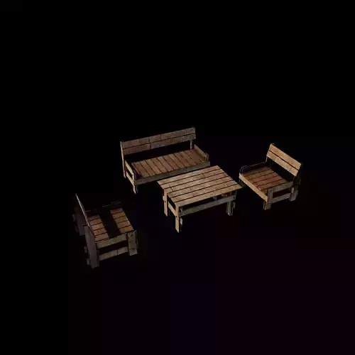 Garden Furniture 3D model Garden Furniture 3D model