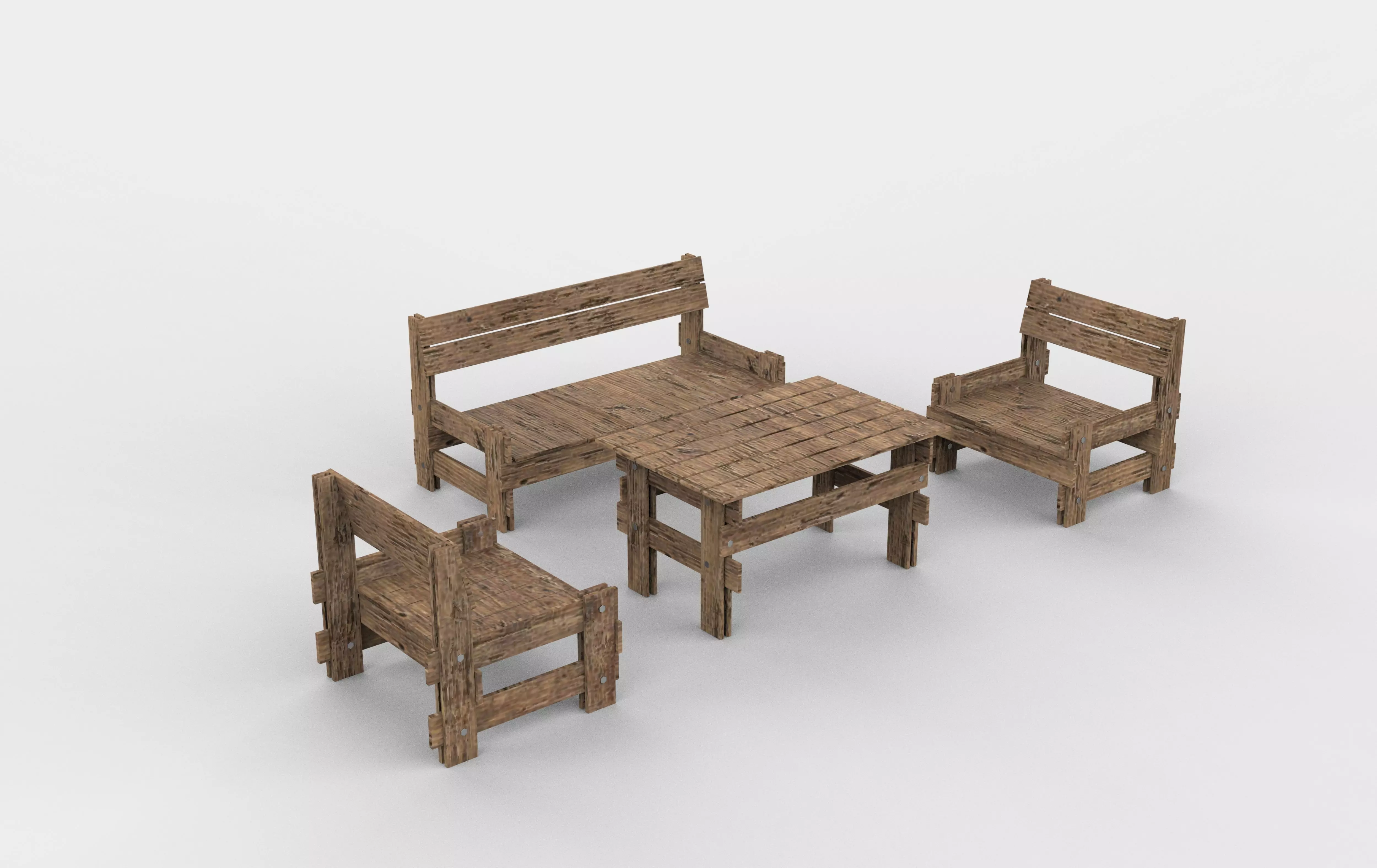 Garden Furniture 3D model_12