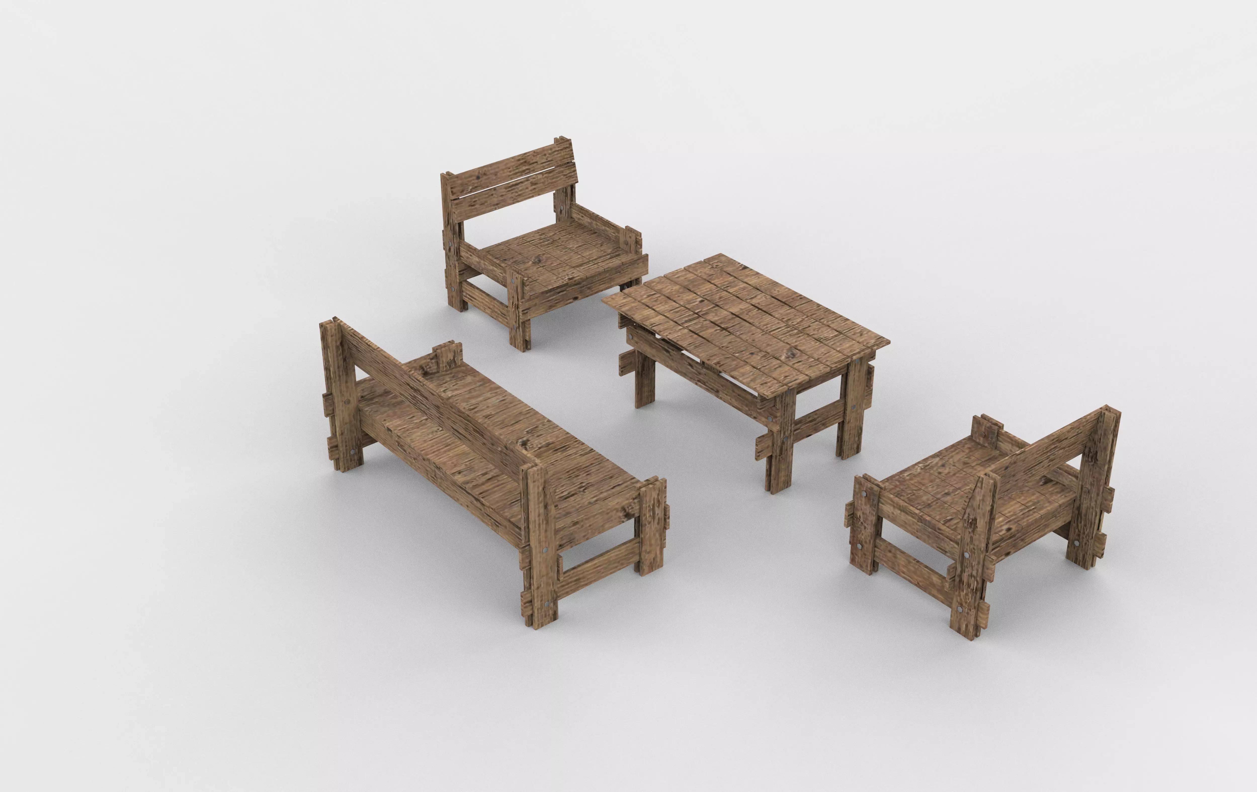 Garden Furniture 3D model_9