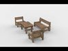 Garden Furniture 3D model_1