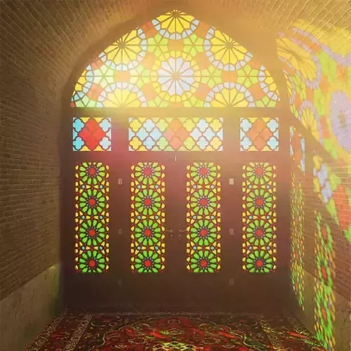 persain classic door - Nasir al-Mulk Mosque door  