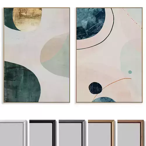Abstract Painting Frame set