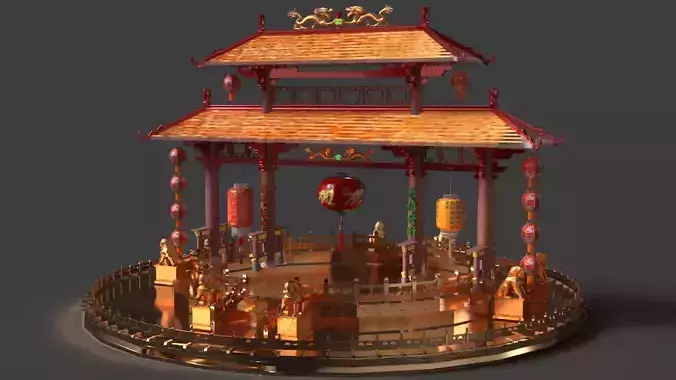 Chinese Ancient Gate 