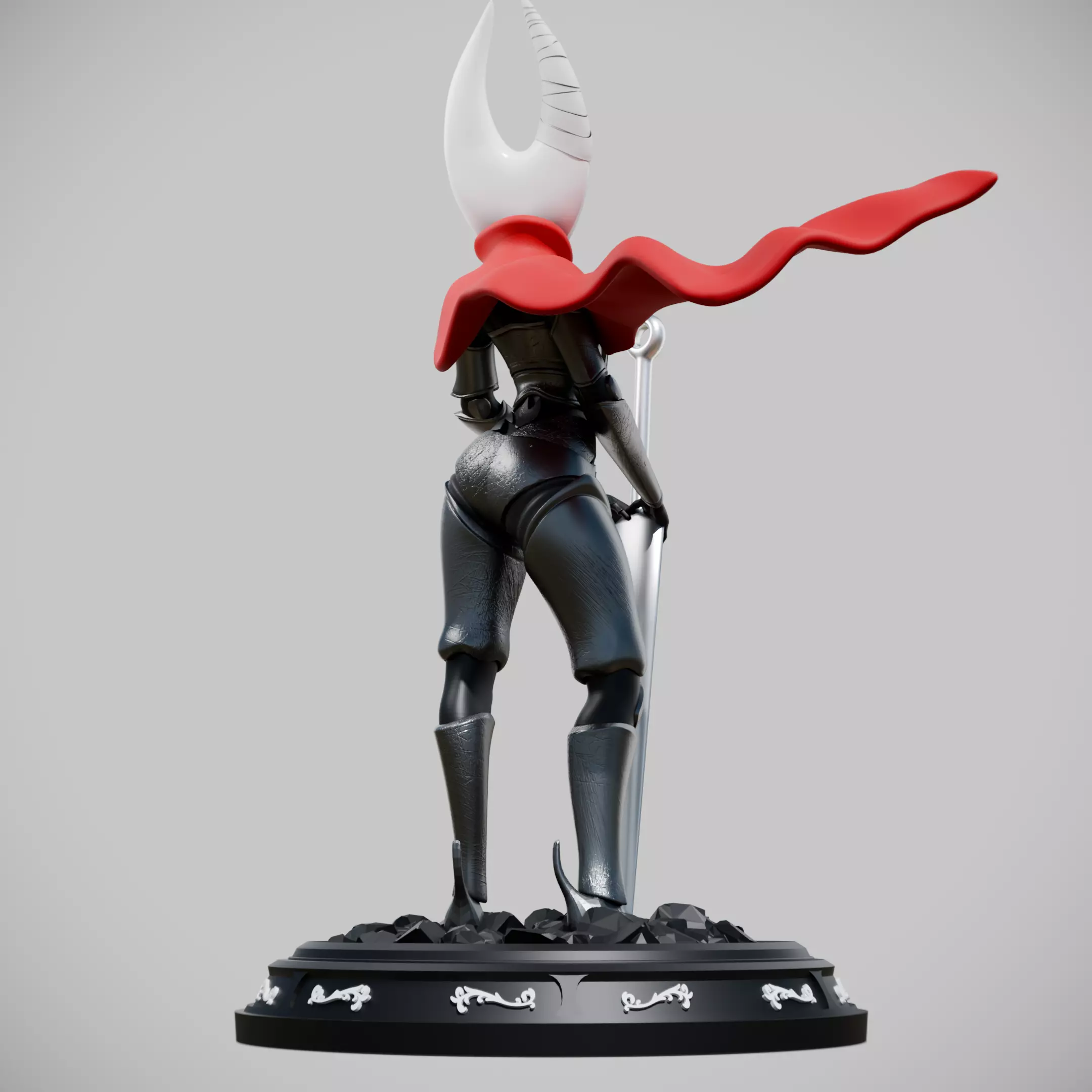 Hornet SilkSong - Hollow knight Fanart 3D print model_5
