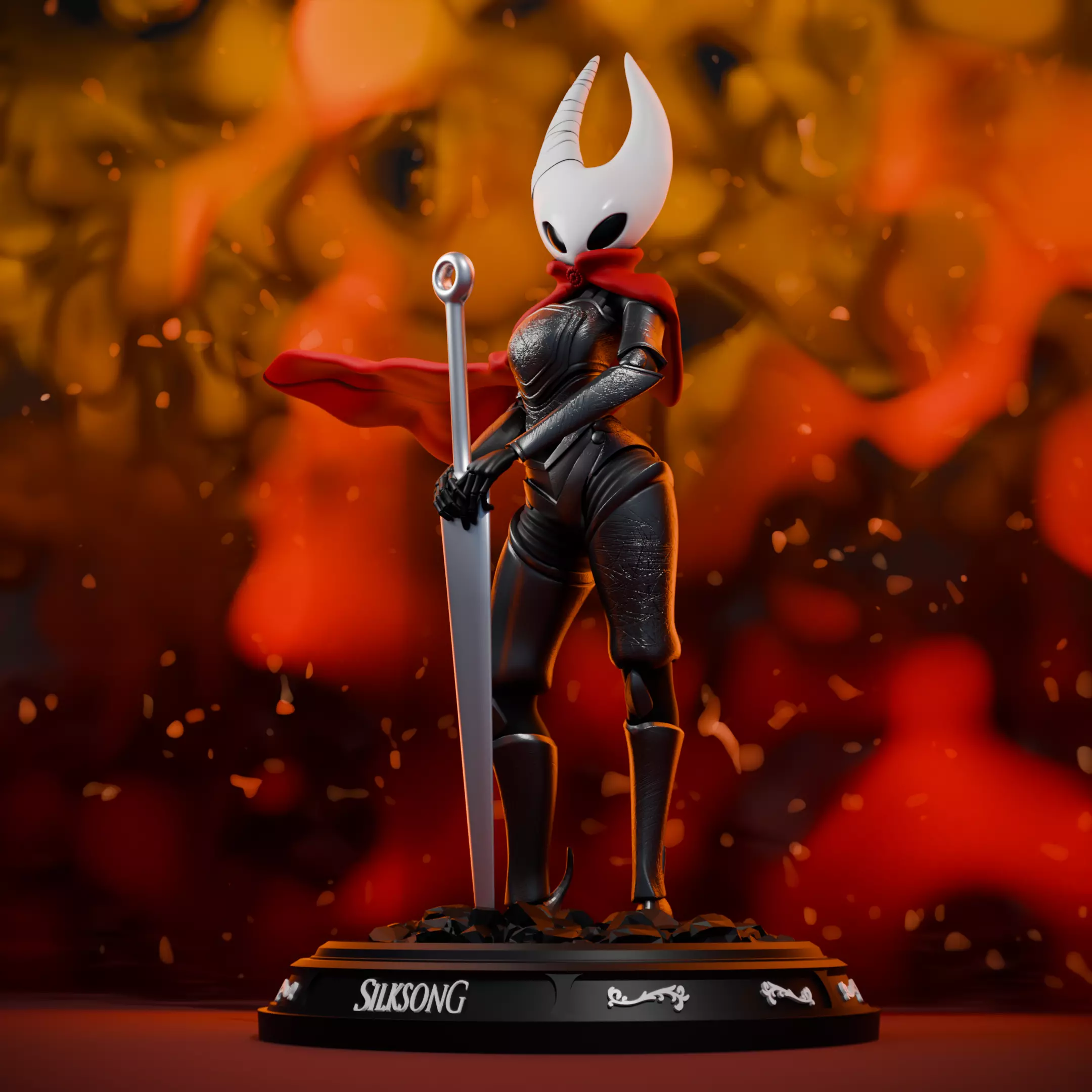 Hornet SilkSong - Hollow knight Fanart 3D print model_0