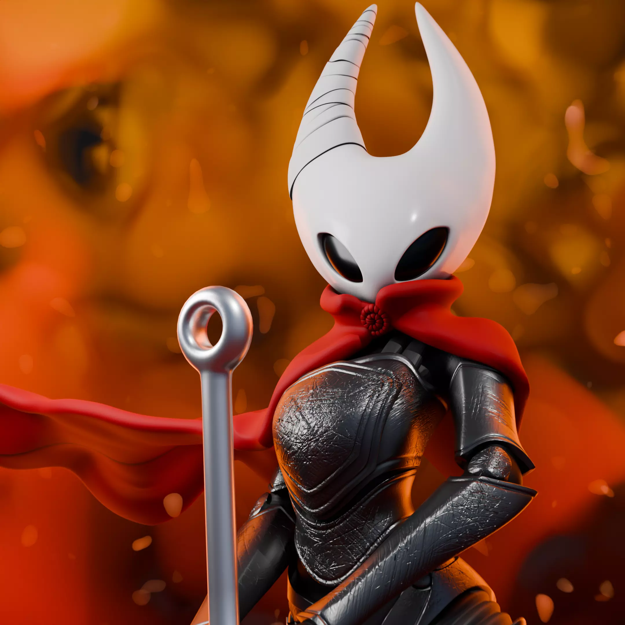 Hornet SilkSong - Hollow knight Fanart 3D print model_2
