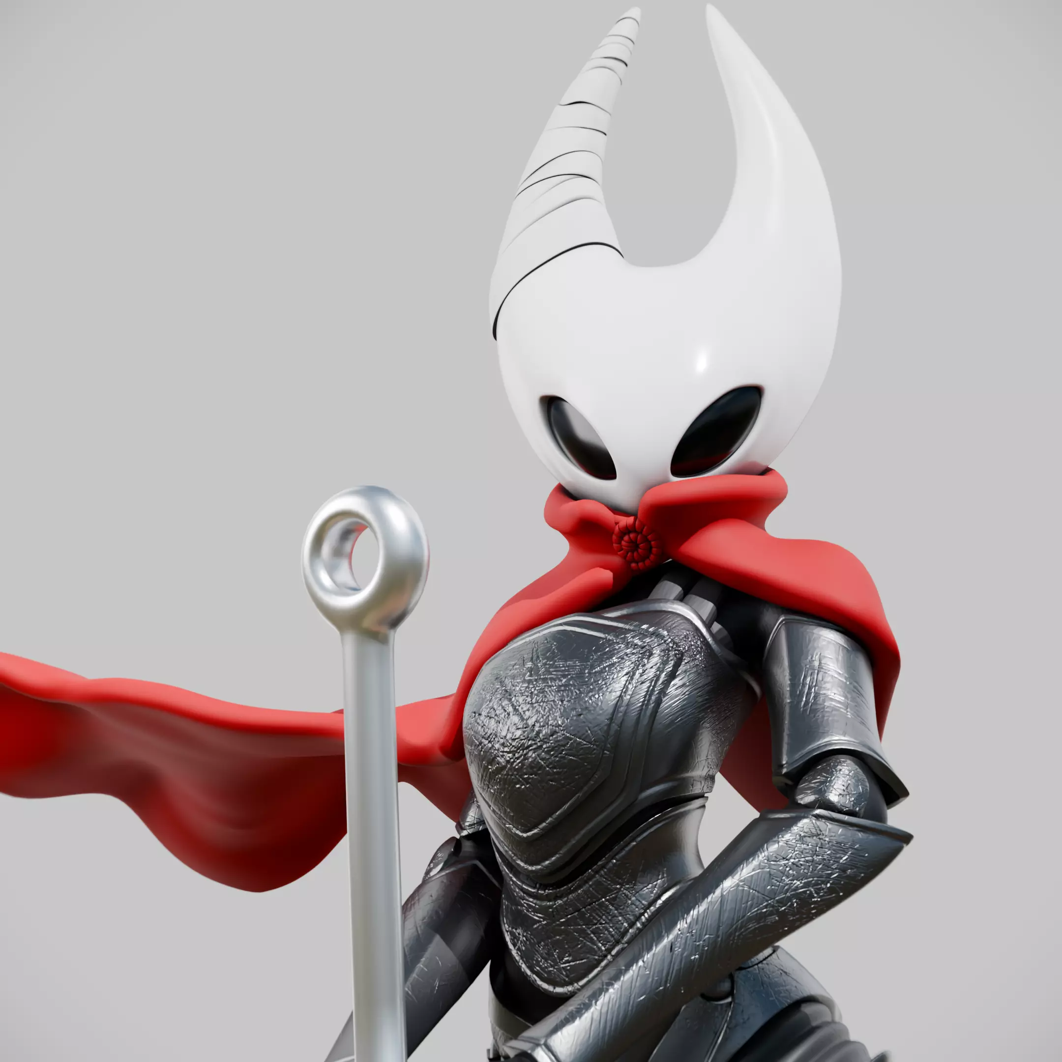 Hornet SilkSong - Hollow knight Fanart 3D print model_3