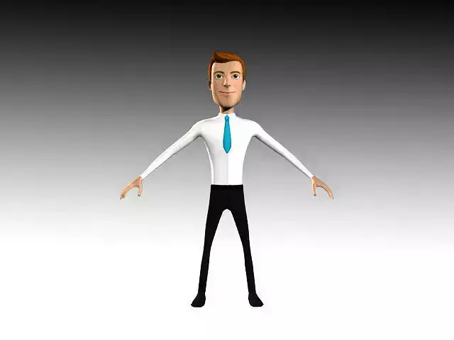 Jhon Cartoon Business Man