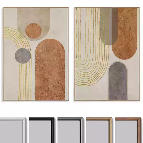 Abstract Painting Frame set