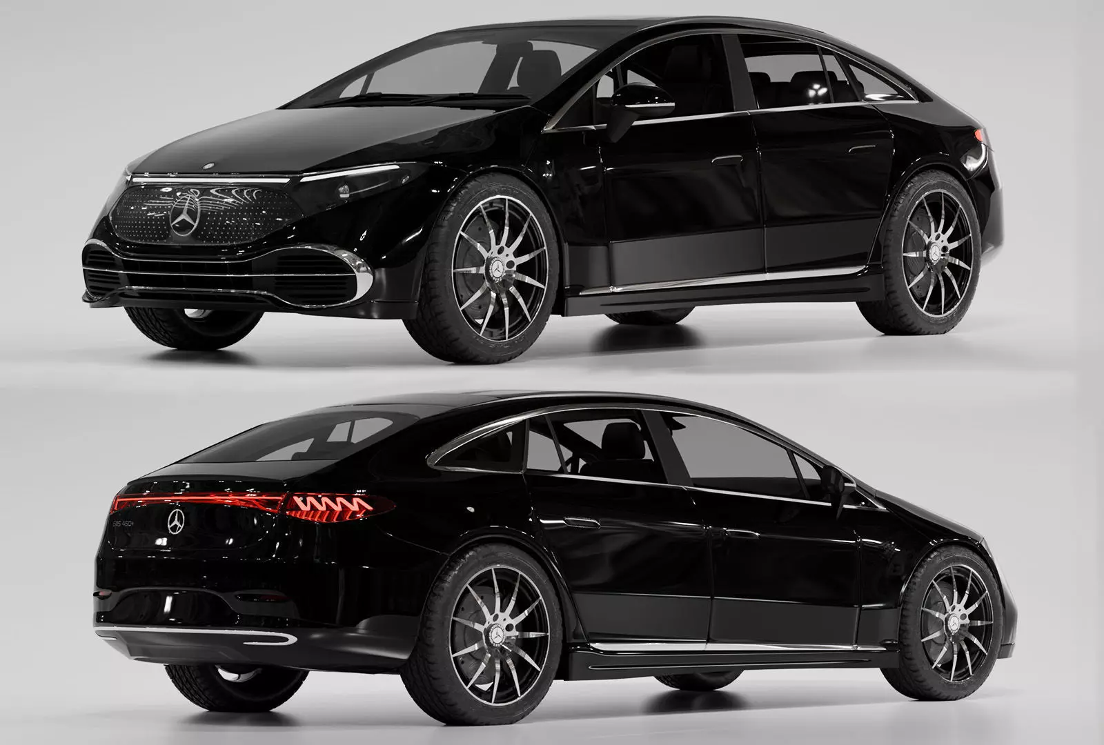 Mercedes Benz EQS 2021 Free 3D model_0