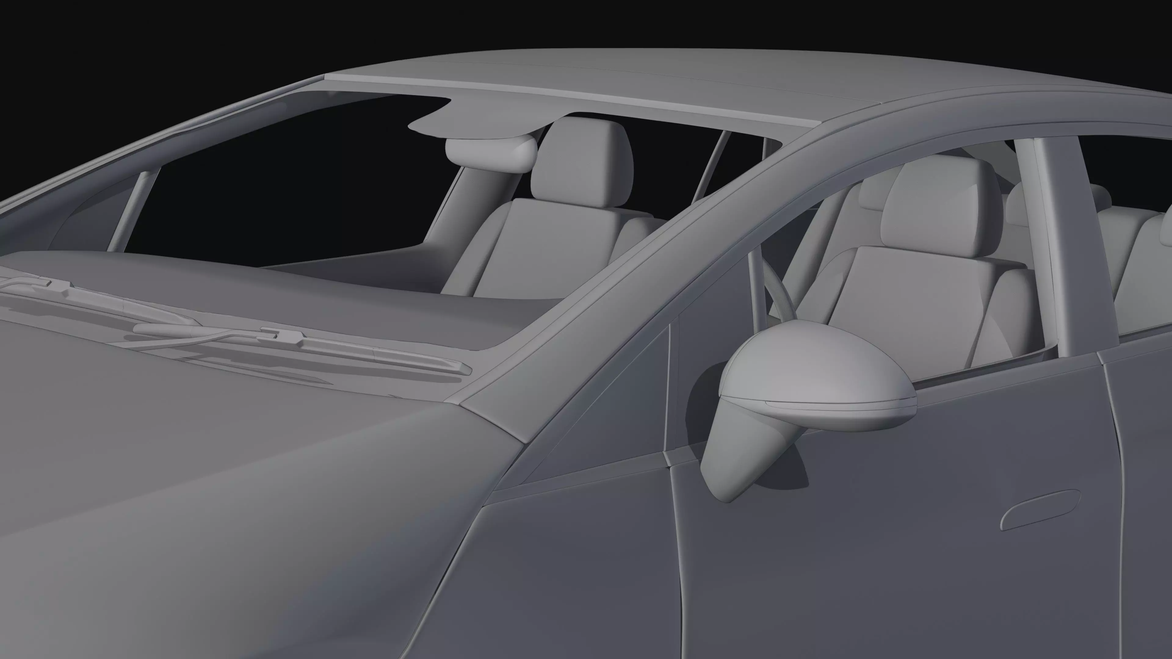 Mercedes Benz EQS 2021 Free 3D model_24