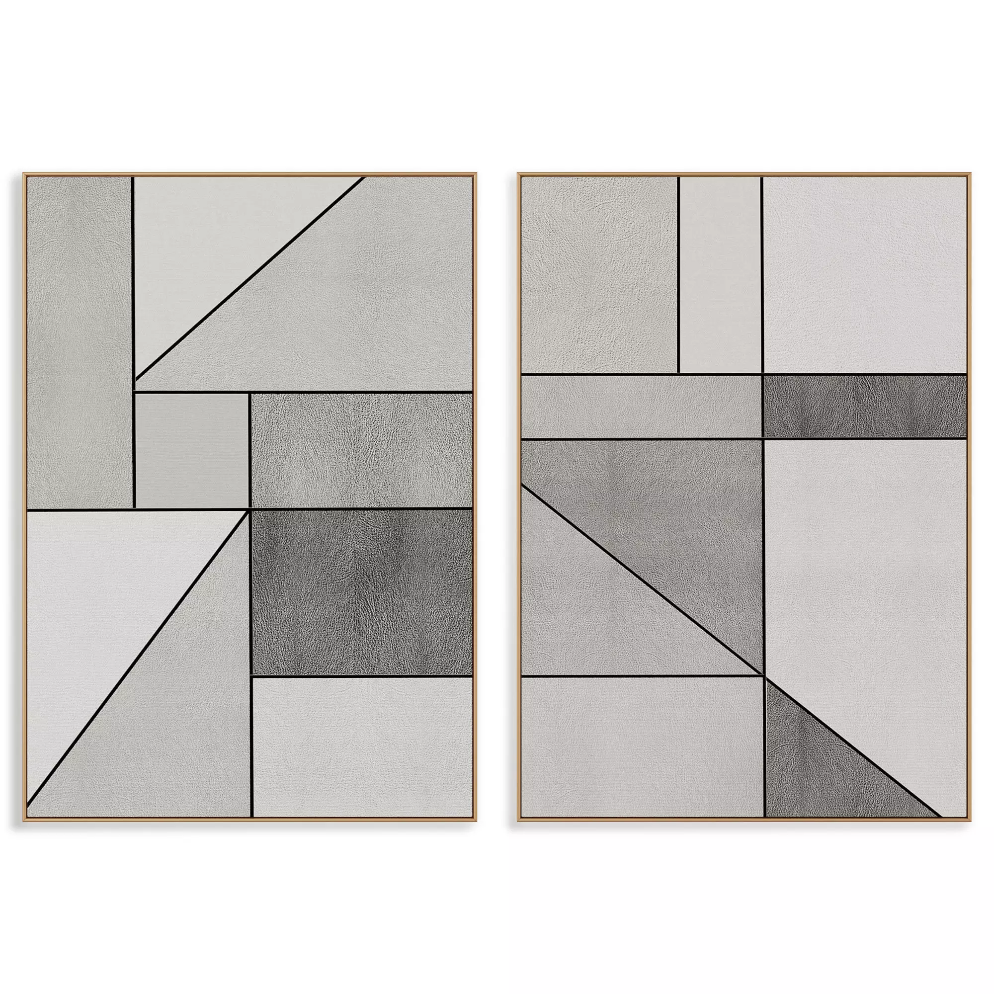 Abstract Painting Frame set 3D model_1