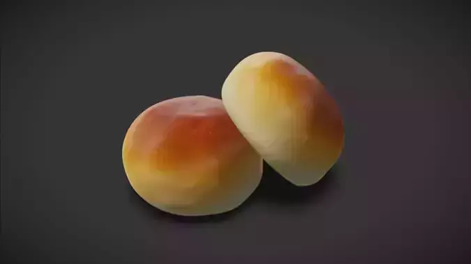Dinner Roll Bread 3D model
