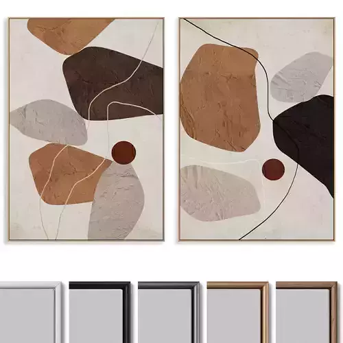 Abstract Painting Frame set