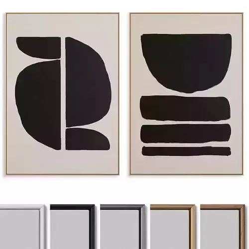 Abstract Painting Frame set