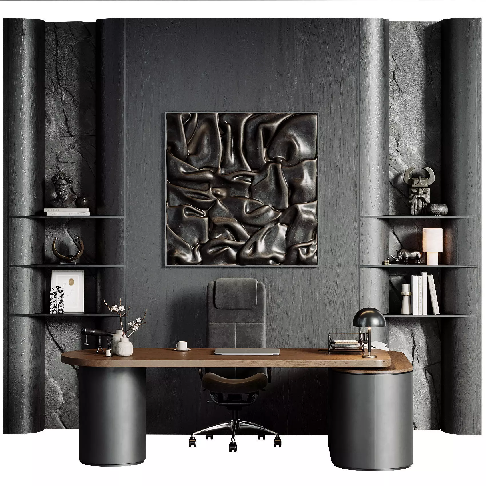 Boss Desk - Office Furniture 46 3D model