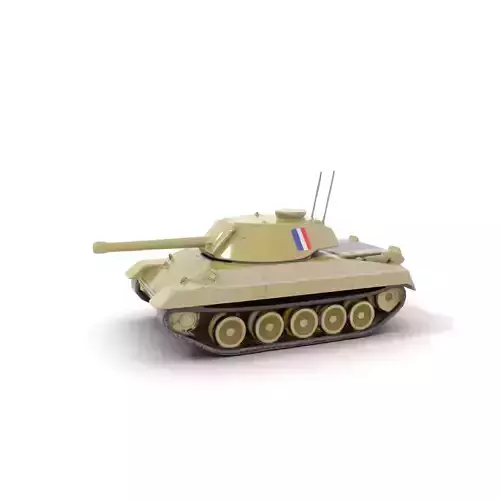 Olive Military Tank model pack