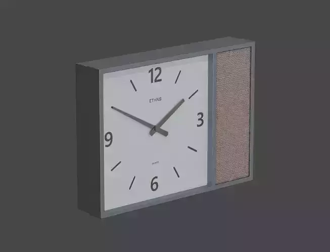 Low-Poly Japanese Retro Wall Clock