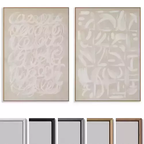 Abstract Painting Frame set